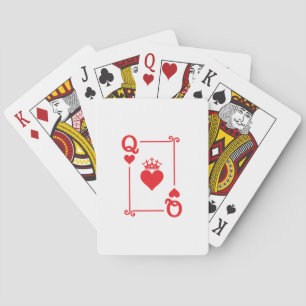 Matchande Par Halloween Costume Queen of Hearts Casinokort