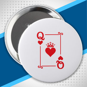 Matchande Par Halloween Costume Queen of Hearts Knapp