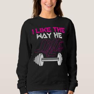 Matchande Par-workout Jag gillar hur han Hiss H T Shirt