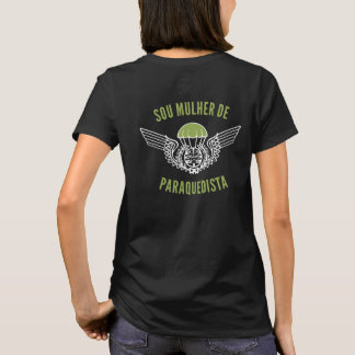 Matchande portugisisk fallskärmsjägare för familje t shirt