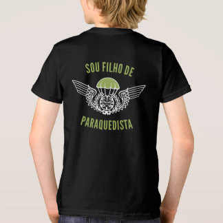 Matchande portugisisk fallskärmsjägare i familjen t shirt