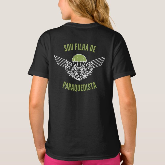 Matchande portugisiska familjeramatrooper t shirt (Baksida)