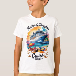 Matchande resa för mamma och dotter Cruise 2026 T Shirt