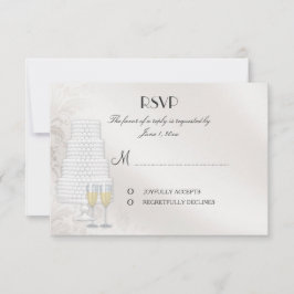 Matchande RSVP-kort för gay bröllopsinbjudan OSA Kort