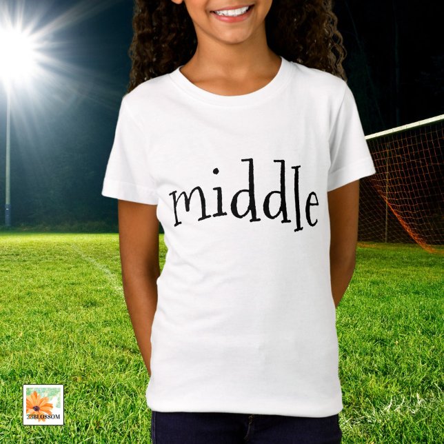 matchande syskon-meddelande-flickgaranti t shirt (Skapare uppladdad)