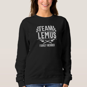 Matchande Team Lemus Stolt Medlem Lemus Familj T Shirt