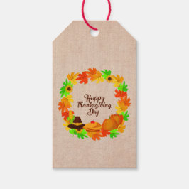 Matchande Thanksgiving Grönt Utandningshastighet G Presentetikett