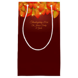 Matchande Thanksgiving Orange Löv Namn år smått