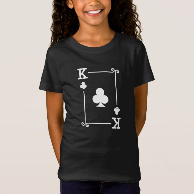 Matchande uppspelningskort i Kung Klubb Kostym T Shirt (Framsida)