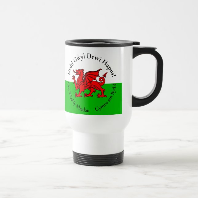 Matchande walesiska drakar St David's Day Resemugg (Höger)