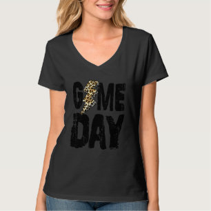 Matchdag Blixtstråle Leopard Distressed Matchdagsm T Shirt