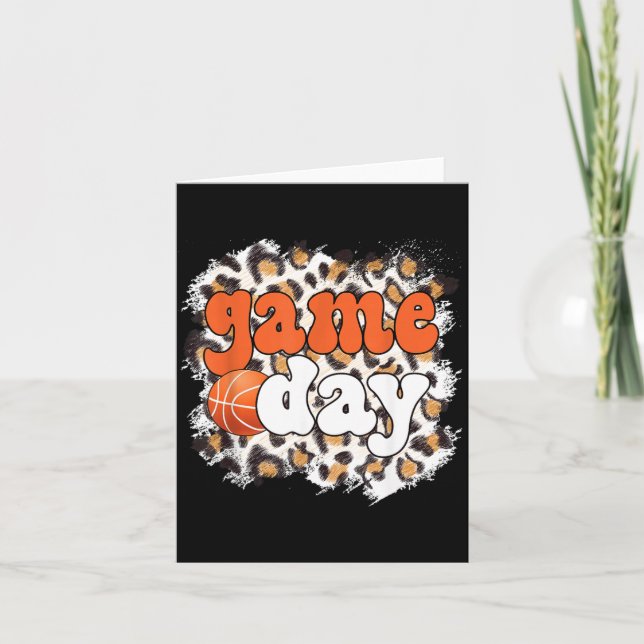 Matchdag Leopard Basket Matchdag Kort (Framsida)
