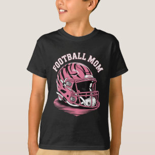 Matchdag Rosa Fotbollsmamma Energi Hjälm Rosa Leop T Shirt