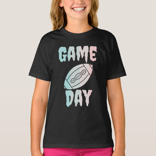 Matchdagens vintage-fantasy fotbollsspråk t shirt (Framsida)