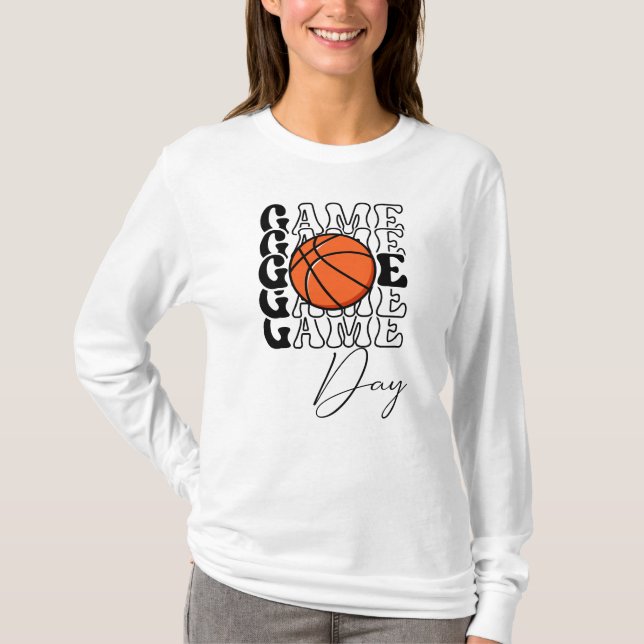 Matchdagsbasket, Basketälskarepresent  T Shirt (Framsida)