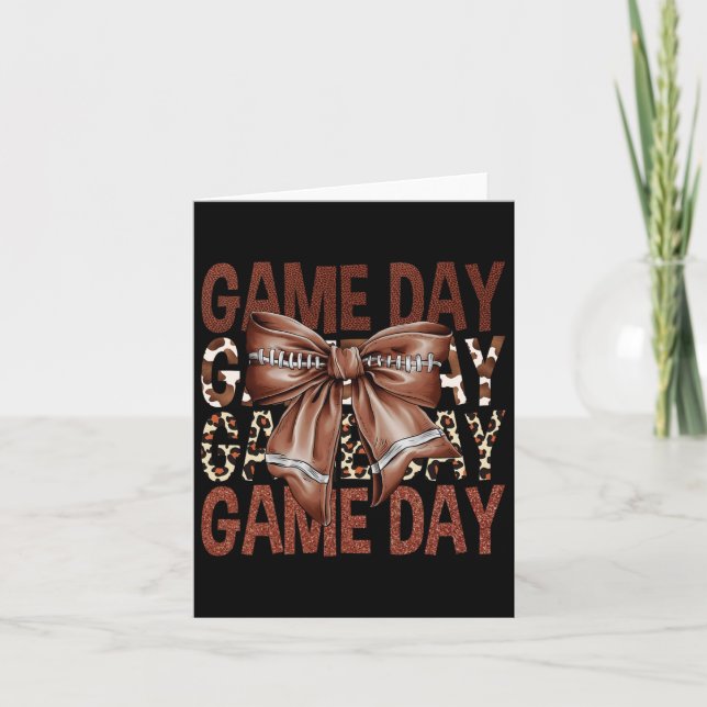 Matchdagsfotboll Bow Leopard Kvinnor Flickor Barn  Kort (Framsida)