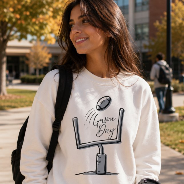 Matchdagsmålposts Crewneck-sweatshirt T Shirt (Skapare uppladdad)