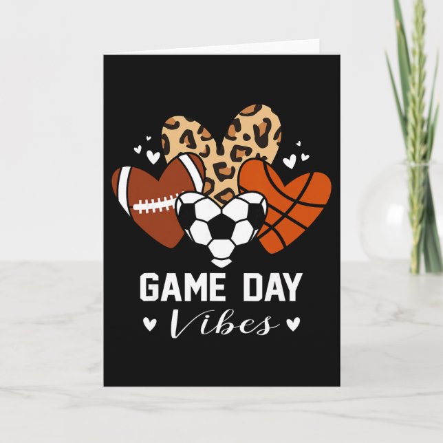 Matchdagsstämning Rollig Fotboll Sketll Fotll Mamm Kort (Framsida)
