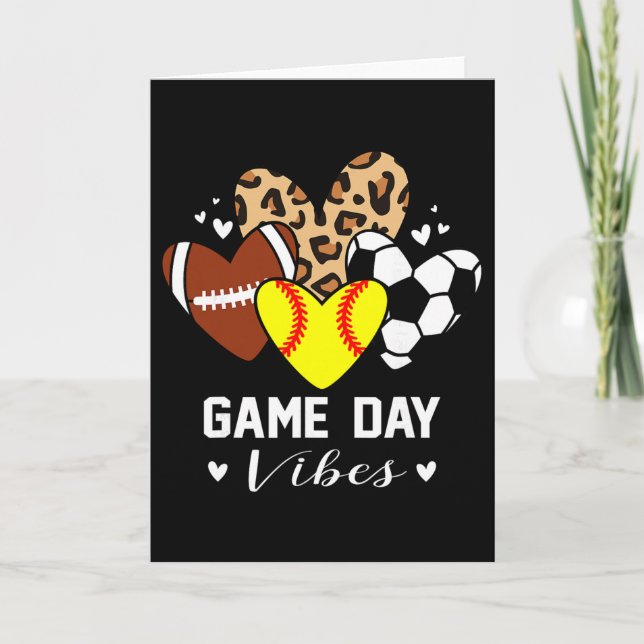 Matchdagsstämning Rollig Mjuk Fotboll Mama Hör Kort (Framsida)
