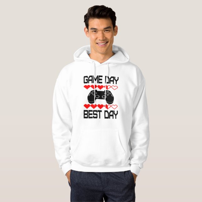 Matchens Bästa Dag  Tröja Hoodie (Hel framsida)