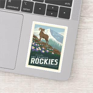 Matchens blommor Rockies Klistermärken