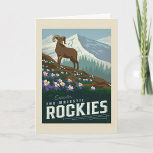 Matchens blommor Rockies Kort