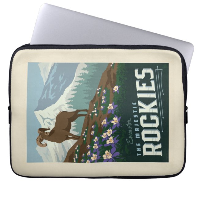 Matchens blommor|Rockies Laptop Fodral (Framsidan)
