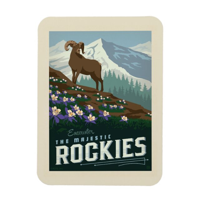 Matchens blommor|Rockies Magnet (Vertikal)