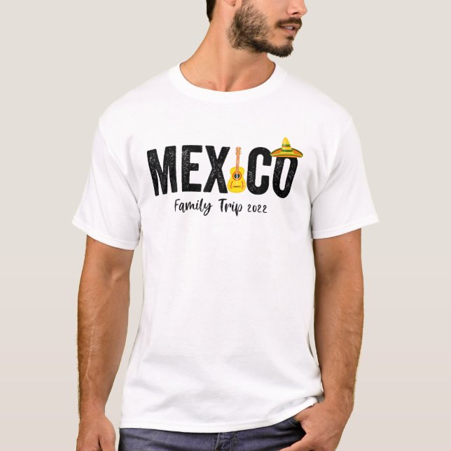 Matchig Group Design i Mexiko Family Resa 2022 T Shirt (Framsida)