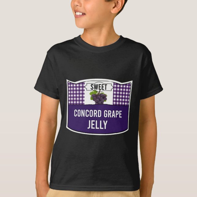 Matchin för Grape Jelly Group Condition Costume Fa T Shirt (Framsida)