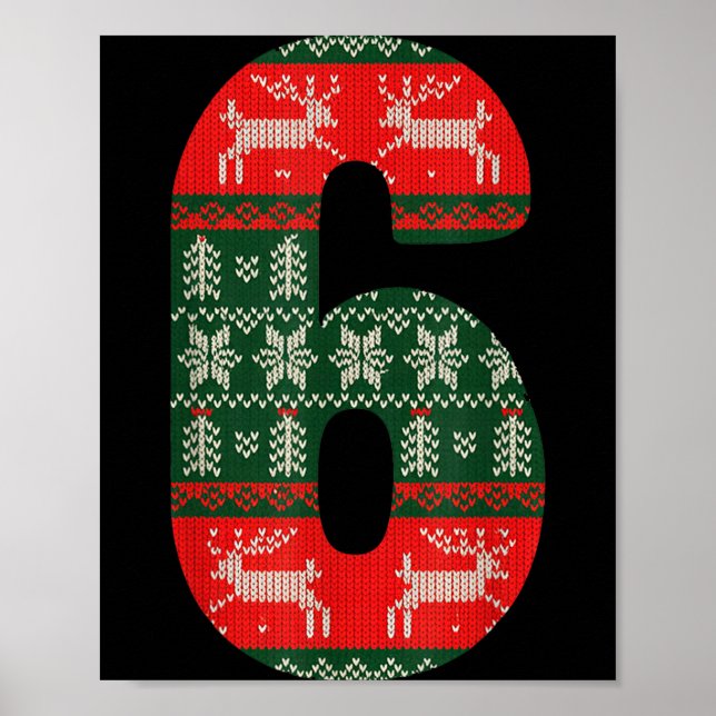 Matching 67 Christmas Ugly Sweater Meme Number 6  Poster (Framsidan)