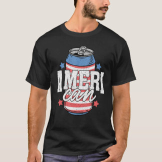 Matching Ameri Can Drink 4th Of July Indepedence D T Shirt