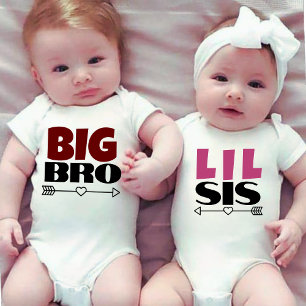 Matching Big Brother Little Sister T Shirt