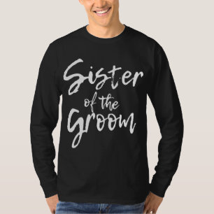 Matching Brudens sida för familjesyster i Gro T Shirt