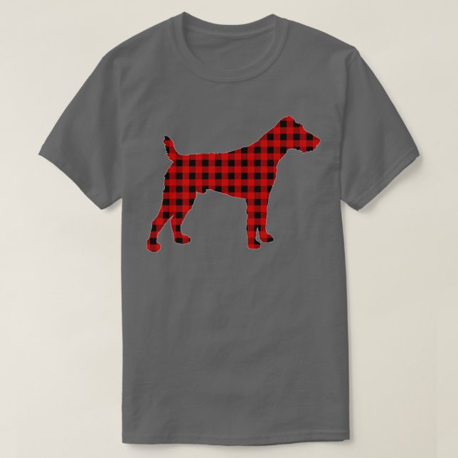 Matching Buffalo Play Fox Terrier Hund P T Shirt (Design framsida)