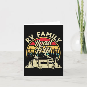 Matching Camping Rv Family Road-Resa-motorväg Kort