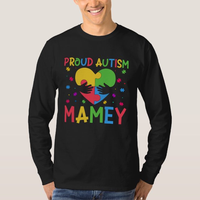 Matching Family Autism Awareness Month Proud Autis T Shirt (Framsida)
