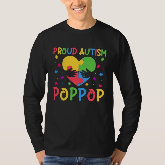 Matching Family Autism Awareness Month Proud Autis T Shirt (Framsida)