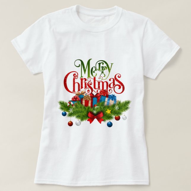 Matching Family Christmas T-Shirt | Festive Holida (Design framsida)