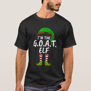 Matching Family Funny I är G O A T Elf Christma Shirt