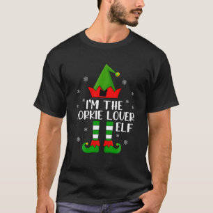 Matching Family Funny I är Yorkie Älskare Elf Chr T Shirt