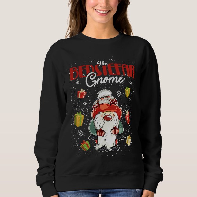 Matching Family  Grandpa Bedstefar Gnome Christmas T Shirt (Framsida)