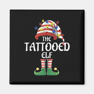 Matching Family Group I är Tattooed Elf Christm Magnet