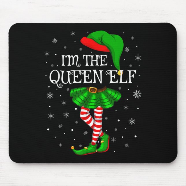 Matching Family Group I'm The Queen Elf Christmas  Musmatta (Framsidan)