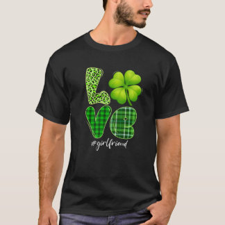 Matching Family Kärlek Girlkompis Shamrock Funny P T Shirt
