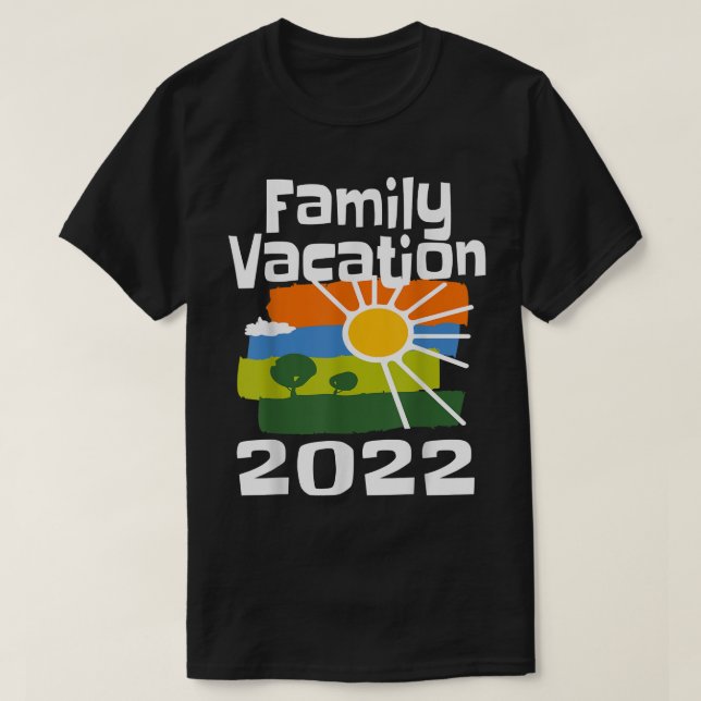 Matching Family Vacation 2022 Getaway Beach Resa S T Shirt (Design framsida)