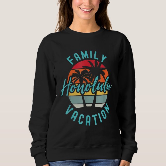 Matching Family Vacation Family Trip Hawaii Honolu T Shirt (Framsida)