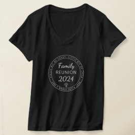 Matching Funny Black Family Reunion 2024 T Shirt