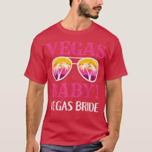Matching Las Vegas Bröllop Bride Squad Vegas Bride T Shirt