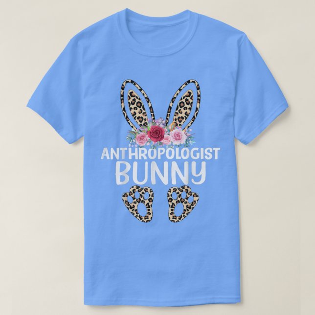 Matching Lunopard Print Bunny Antropolog T Shirt (Design framsida)